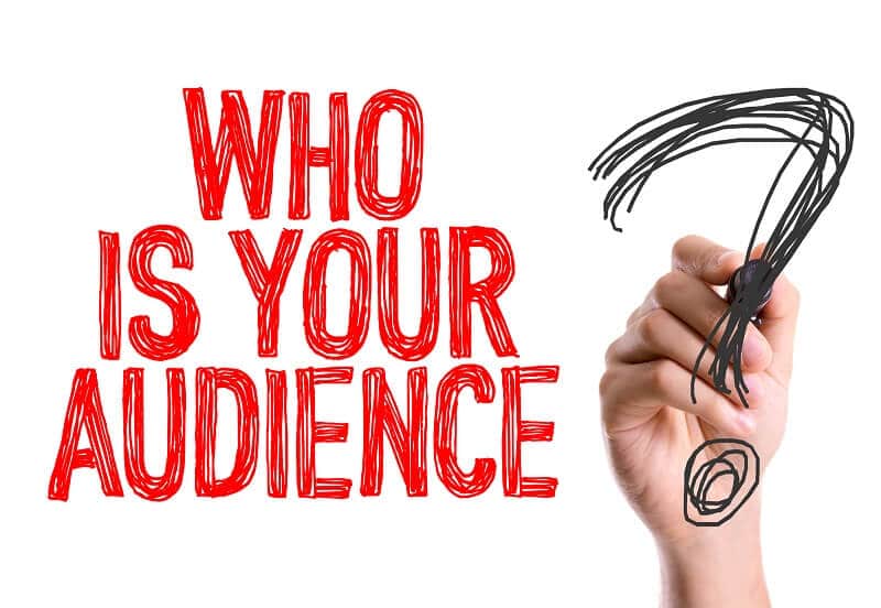 identifying a target audience